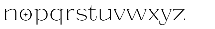 Eronita  Thin Alt Font LOWERCASE