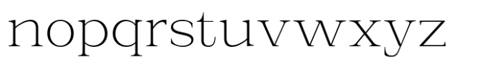 Eronita  Thin Font LOWERCASE