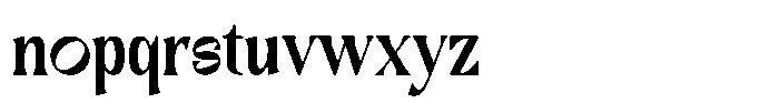 Erozi Font LOWERCASE