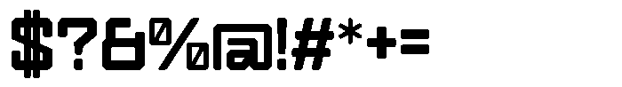 Ersiqust Regular Font OTHER CHARS