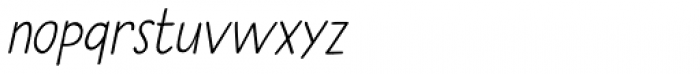 Erstwhile Line Italic Font LOWERCASE