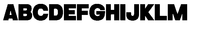 Ertinas Black Font UPPERCASE