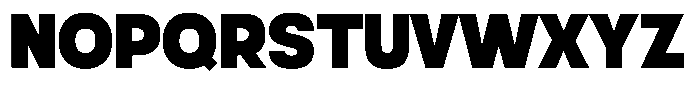 Ertinas Black Font UPPERCASE