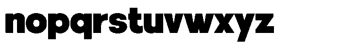 Ertinas Black Font LOWERCASE