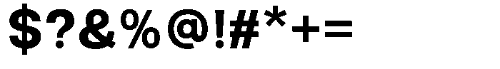 Ertinas Bold Font OTHER CHARS
