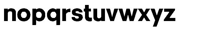 Ertinas Bold Font LOWERCASE