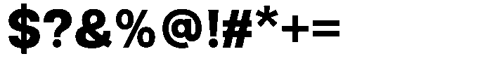 Ertinas Extra Bold Font OTHER CHARS