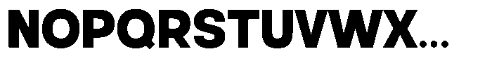 Ertinas Extra Bold Font UPPERCASE