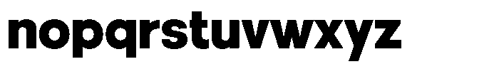 Ertinas Extra Bold Font LOWERCASE