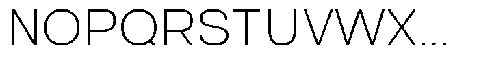 Ertinas Extra Light Font UPPERCASE