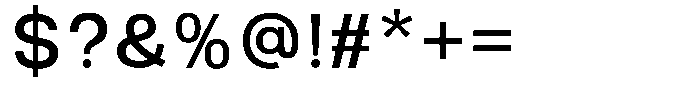 Ertinas Medium Font OTHER CHARS