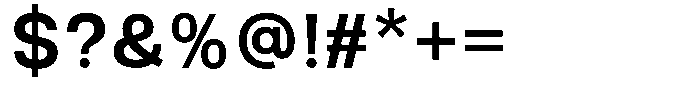 Ertinas Semi Bold Font OTHER CHARS