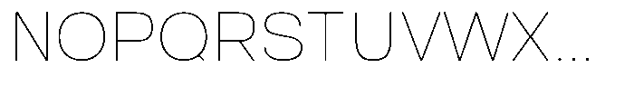 Ertinas Thin Font UPPERCASE