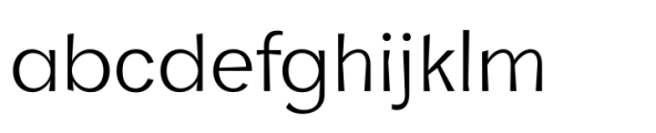 Ervha Light Font LOWERCASE