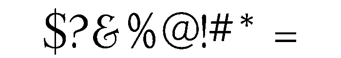 Erasmus LightSmallCaps Font OTHER CHARS