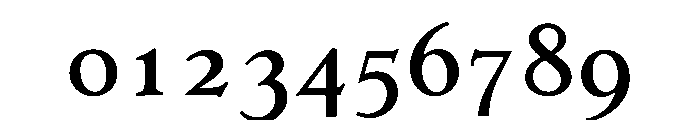 Erasmus MediumSmallCaps Font OTHER CHARS