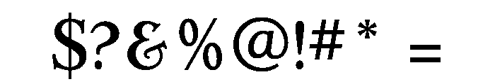 Erasmus MediumSmallCaps Font OTHER CHARS
