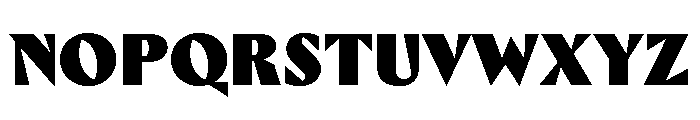 Ergon Black Font UPPERCASE