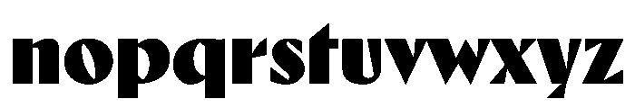 Ergon Black Font LOWERCASE
