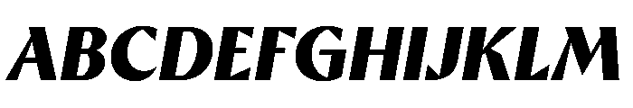 Ergon Bold Italic Font UPPERCASE