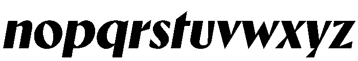 Ergon Bold Italic Font LOWERCASE