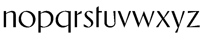 Ergon Light Font LOWERCASE