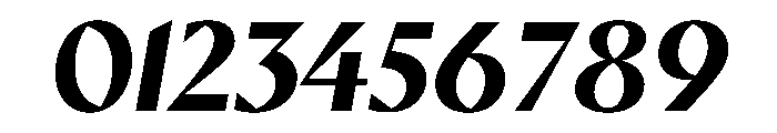 Ergon Medium Italic Font OTHER CHARS