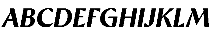 Ergon Medium Italic Font UPPERCASE