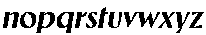 Ergon Medium Italic Font LOWERCASE
