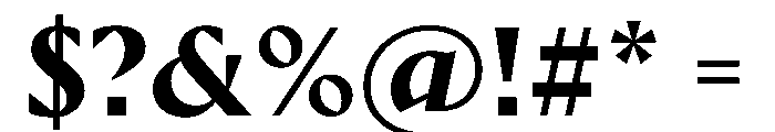 Ergon Medium Font OTHER CHARS