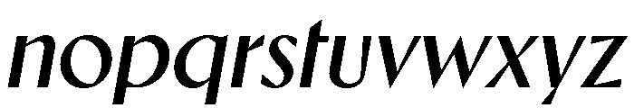 Ergon Regular Italic Font LOWERCASE