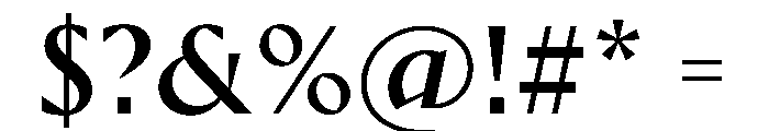 Ergon Regular Font OTHER CHARS