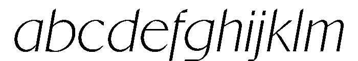 Ergon Thin Italic FONT