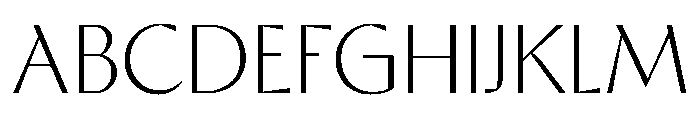 Ergon Thin Font UPPERCASE