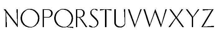 Ergon Thin Font UPPERCASE