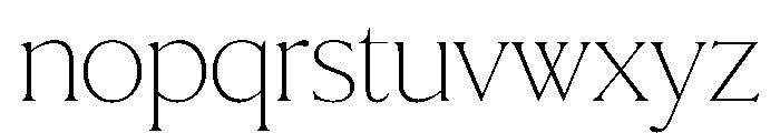 Ernest Regular Font LOWERCASE
