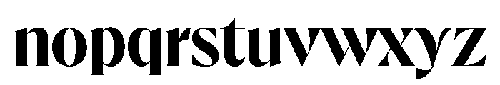 Eros Bold Font LOWERCASE