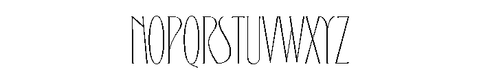 Eros Condensed Light Font UPPERCASE