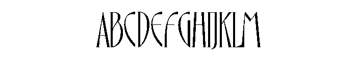 Eros Condensed Regular Font UPPERCASE