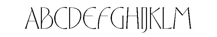 Eros Light Font UPPERCASE