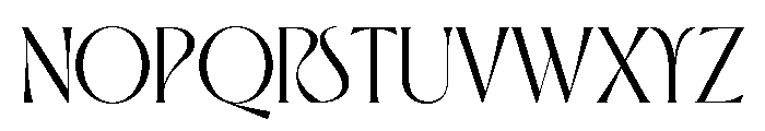 Eros Regular Font UPPERCASE