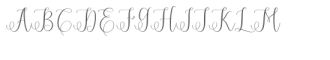 Eritta Script Regular Font UPPERCASE