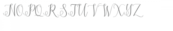 Eritta Script Regular Font UPPERCASE