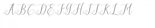 Eritta Script Slant Font UPPERCASE