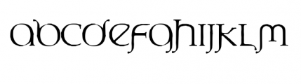 Eremaeus (plain) Font LOWERCASE