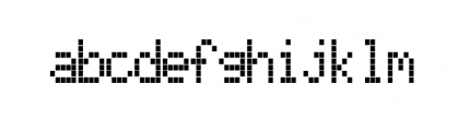 EricsSome Normal Font LOWERCASE