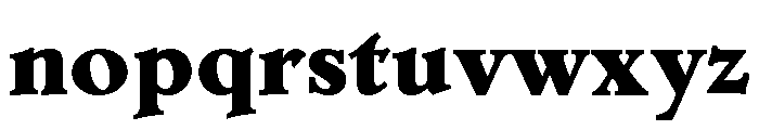 Erasmus Extra Bold Font LOWERCASE
