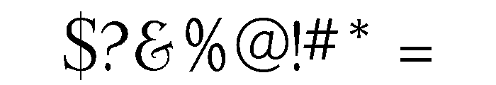 Erasmus Light Small Caps Font OTHER CHARS