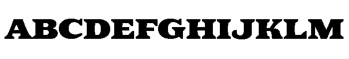 Eroika Slab Black Font UPPERCASE