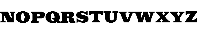 Eroika Slab Black Font UPPERCASE